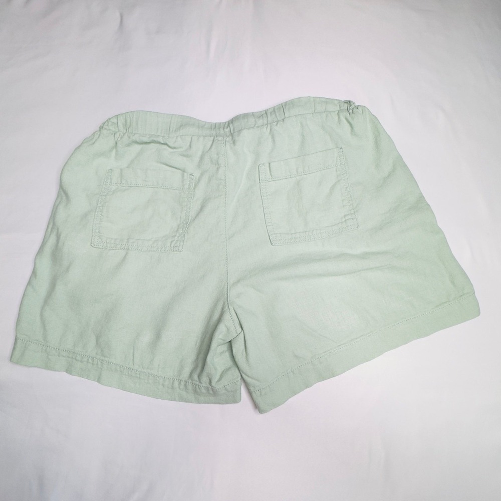 Briggs‎ Seafoam Green Linen Shorts Size Large - Picture 5 of 15
